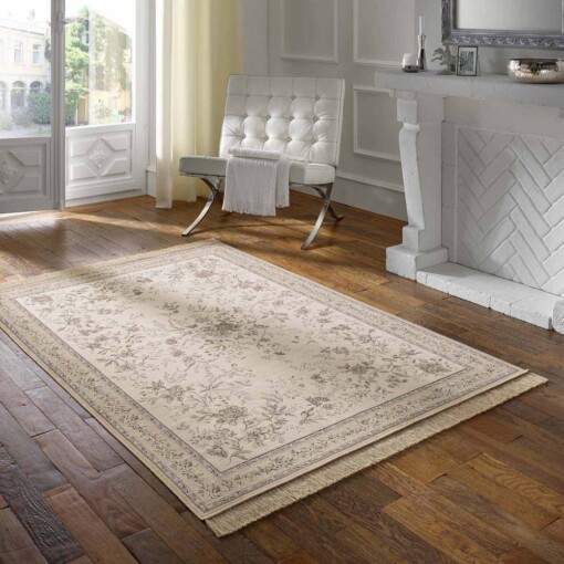 Oosters vloerkleed - Regal Flora beige - sfeer