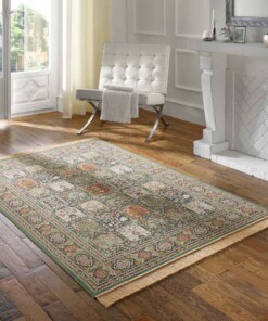 Oosters vloerkleed - Regal Silas groen - sfeer