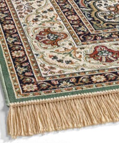 Perzische loper - Regal Adriadne groen - close up, thumbnail