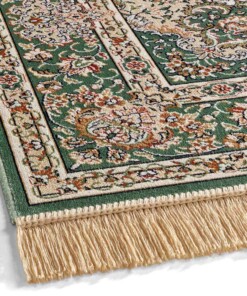 Perzisch tapijt - Regal Valentina groen - close up, thumbnail Perzisch tapijt - Regal Valentina groen - close up, thumbnail