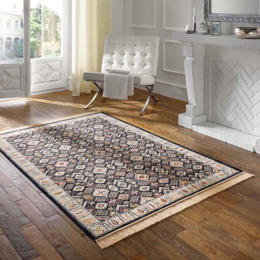 Oosterse loper - Regal Leander donkerblauw - sfeer