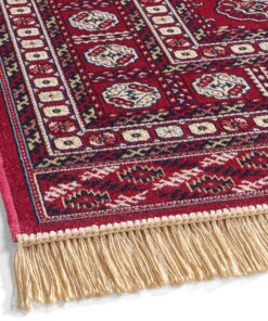 Oosters vloerkleed - Regal Leonor rood - close up, thumbnail