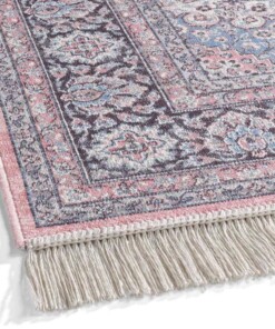 Perzisch tapijt - Regal Lucian roze - close up, thumbnail