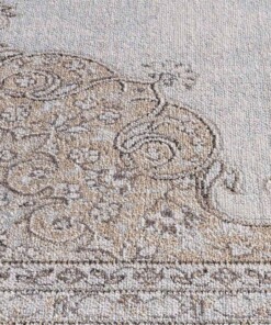 Perzisch tapijt - Regal Lucian grijs - close up, thumbnail