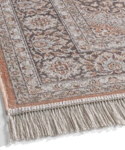 Perzisch tapijt - Regal Lucian grijs/terra - close up, thumbnail Perzisch tapijt - Regal Lucian grijs/terra - close up, thumbnail