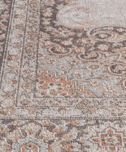 Perzisch tapijt - Regal Lucian grijs/terra - close up, thumbnail Perzisch tapijt - Regal Lucian grijs/terra - close up, thumbnail