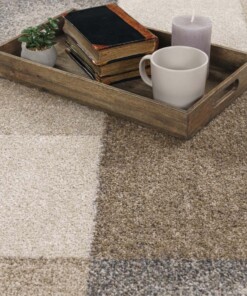 Modern laagpolig vloerkleed - Urban beige - close up, thumbnail Modern laagpolig vloerkleed - Urban beige - close up, thumbnail