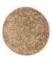 Rond hoogpolig vloerkleed - Blend beige - overzicht, thumbnail