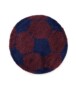 Rond vloerkleed Kinderkamer - Voetbal donkerblauw/rood - overzicht, thumbnail