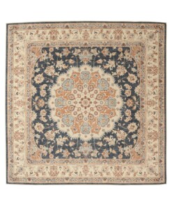 Buitenkleed vierkant Vintage - Valenca Nova goud/blauw - overzicht