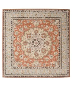 Buitenkleed vierkant Vintage - Valenca Nova terracotta - overzicht