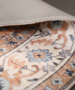 Buitenkleed ovaal Vintage - Valenca Fino goud/blauw Buitenkleed ovaal Vintage - Valenca Fino goud/blauw