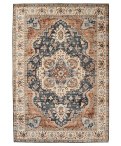 Vintage buitenkleed - Valenca Fino goud/blauw - overzicht