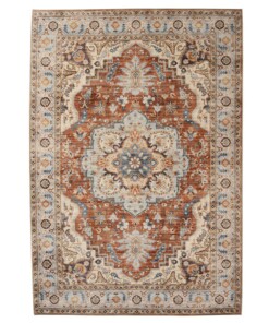 Vintage buitenkleed - Valenca Fino terracotta - overzicht