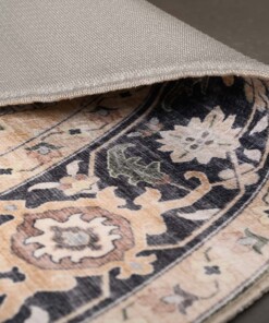 Rond Vintage buitenkleed - Valenca Fino beige/groen Rond Vintage buitenkleed - Valenca Fino beige/groen