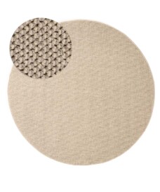 Rond laagpolig vloerkleed - Loom zilver - overzicht, thumbnail Rond laagpolig vloerkleed - Loom zilver - overzicht, thumbnail