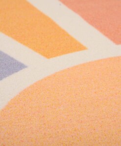 Kindervloerkleed - Joy Zonnestraal multi - close up, thumbnail Kindervloerkleed - Joy Zonnestraal multi - close up, thumbnail