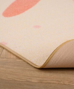 Kindervloerkleed - Joy Bloemenzon crème - close up, thumbnail Kindervloerkleed - Joy Bloemenzon crème - close up, thumbnail