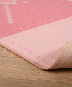 Kindervloerkleed - Joy Prinses roze - close up, thumbnail Kindervloerkleed - Joy Prinses roze - close up, thumbnail