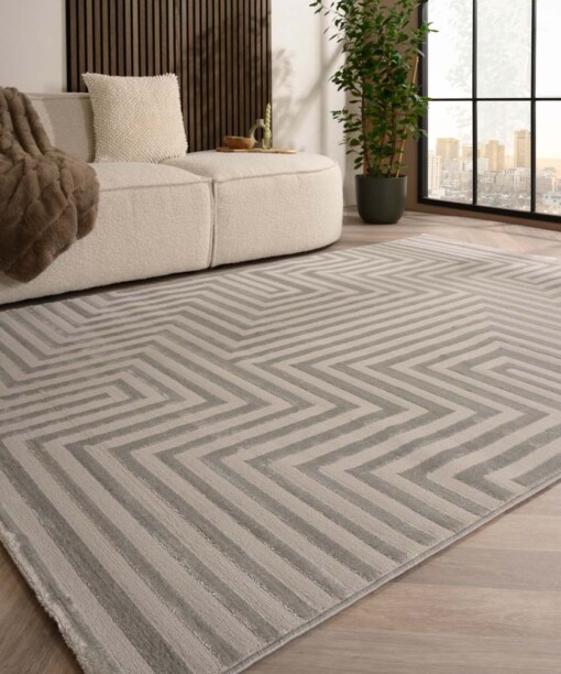 Scandinavische loper - Serene Lys zilver - sfeer
