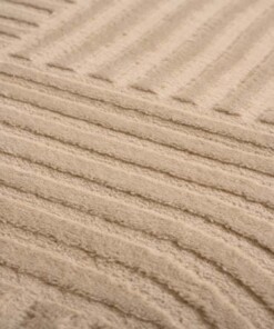 Scandinavische loper - Serene Vidda beige - close up, thumbnail