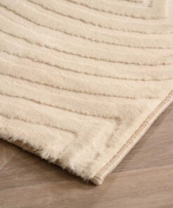 Scandinavisch vloerkleed - Serene Myra crème - close up, thumbnail Scandinavisch vloerkleed - Serene Myra crème - close up, thumbnail