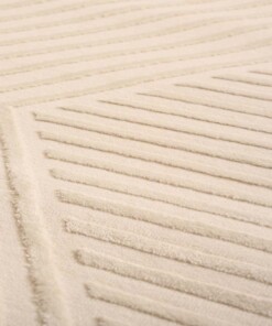 Scandinavische loper - Serene Runa crème - close up, thumbnail