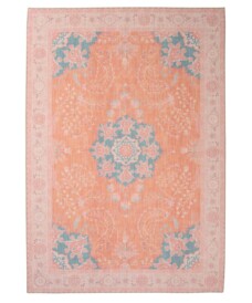 Vintage buitenkleed - Valenca Luna terra/roze - overzicht, thumbnail Vintage buitenkleed - Valenca Luna terra/roze - overzicht, thumbnail