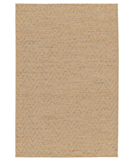 Buitenkleed zig-zag  - Corde Chevron naturel/sunset - overzicht