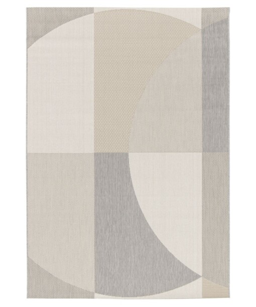 Buitenkleed abstract - Verdance Celeste grijs/beige - overzicht