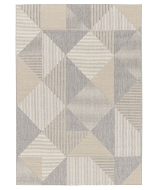 Buitenkleed ruiten - Verdance Mesa grijs/beige - overzicht