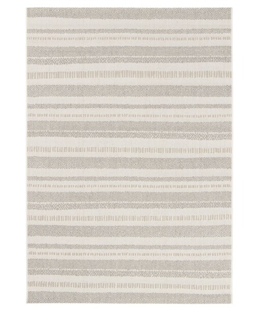 Buitenkleed strepen - Verdance Cadence beige - overzicht