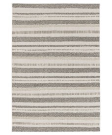 Buitenkleed strepen - Verdance Cadence wit/zwart - overzicht, thumbnail