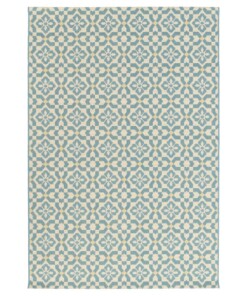 Buitenkleed - Bubbly Tulip turquoise - overzicht