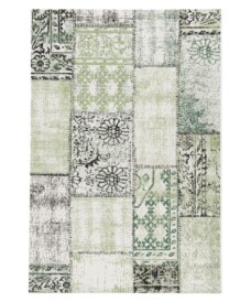 Patchwork buitenkleed - Verdant Foliage groen - overzicht, thumbnail