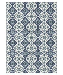 Buitenkleed - Bubbly Delft blauw - overzicht