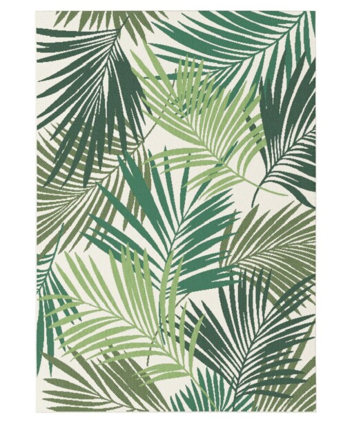 Buitenkleed palmbladeren - Verdant Palm groen - overzicht