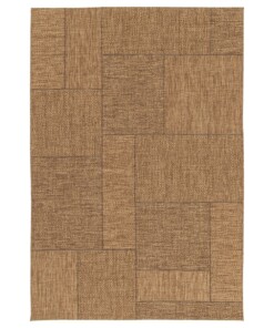 Buitenkleed blokken - Twill Patch bruin - overzicht