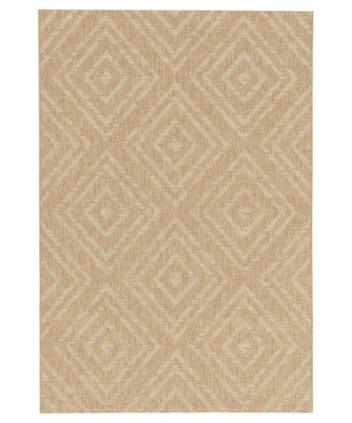 Buitenkleed ruiten - Twill Zenith beige/wit - overzicht