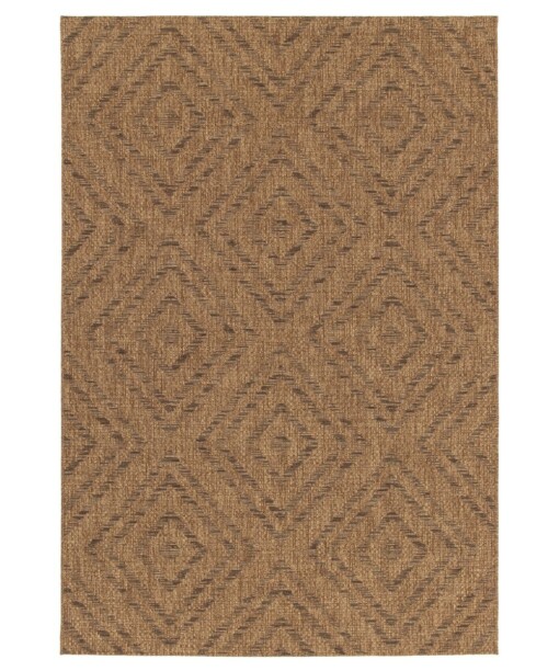 Buitenkleed ruiten - Twill Parquet bruin/zwart - overzicht
