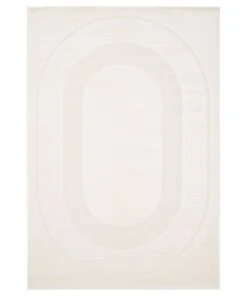 Design vloerkleed - Forme Cercle crème - overzicht
