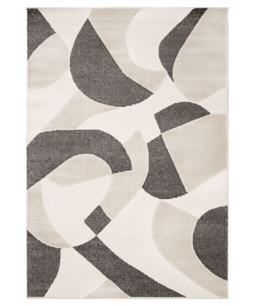 Design vloerkleed - Forme Pierre antraciet - overzicht