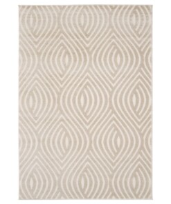 Retro vloerkleed - Forme Courant beige - overzicht