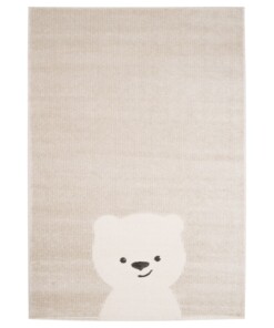 Vloerkleed babykamer - Softpaw Bearly beige - overzicht