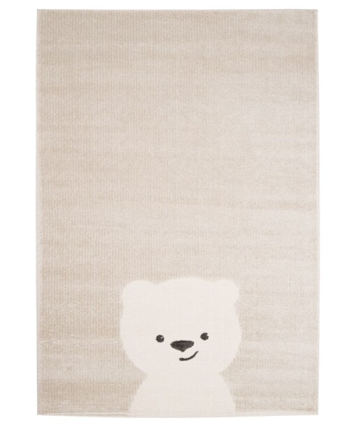 Vloerkleed babykamer - Softpaw Bearly beige - overzicht
