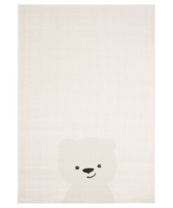 Vloerkleed babykamer - Softpaw Bearly ivoor - overzicht