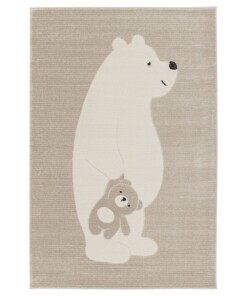 Vloerkleed babykamer - Softpaw Cuddles beige - overzicht