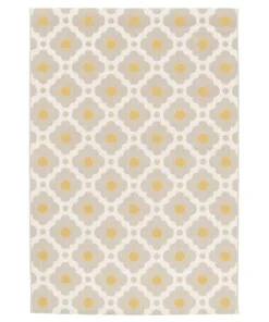 Buitenkleed - Amber Aura beige/geel - overzicht