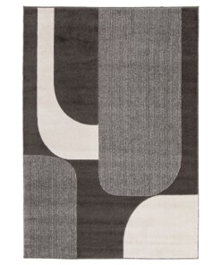 Abstract vloerkleed - Vectura Vallon antraciet - overzicht