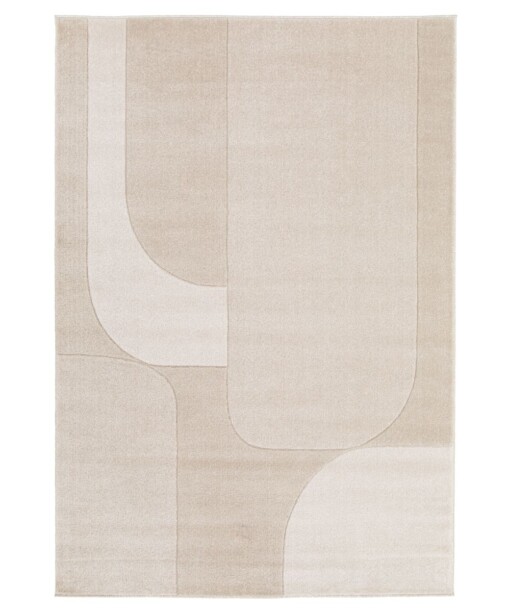 Abstract vloerkleed - Vectura Vallon beige - overzicht